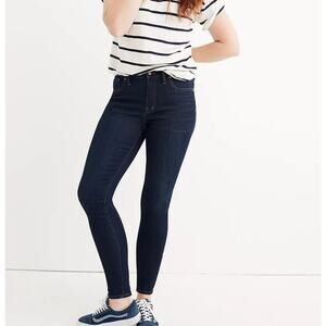 Madewell 9" High-Rise Skinny Jeans in Larkspur Wash Blue Women's Size 26